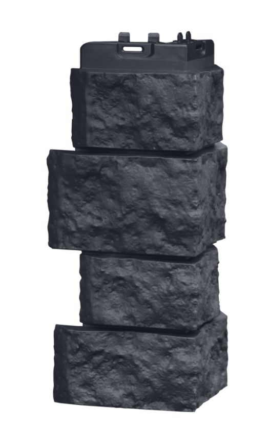 Угол наружный Grand Line, Дикий камень Classic, Графит купить в Владивостоке