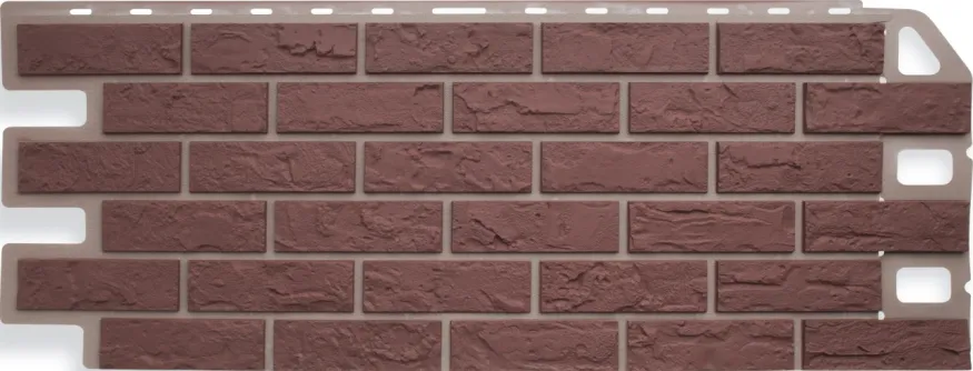 Фасадная панель Альта-профиль Кирпич Красный купить в Владивостоке