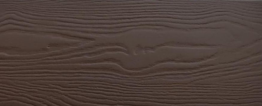 Фиброцементный сайдинг 190х3000х8мм Цвет коричневая глина RAL 8028 купить в Владивостоке