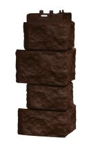 Угол наружный Grand Line, Дикий камень Classic, Шоколадный
