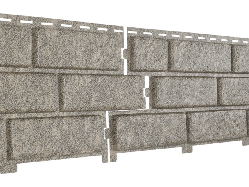 Фасадные панели Ю-Пласт, Стоун Хаус Кирпич, Бежевый купить в Владивостоке