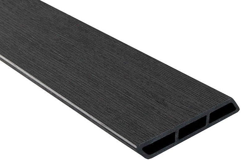 Доска Ромбус 3D ДПК Outdoor STORM BLACK черного цвета купить в Владивостоке