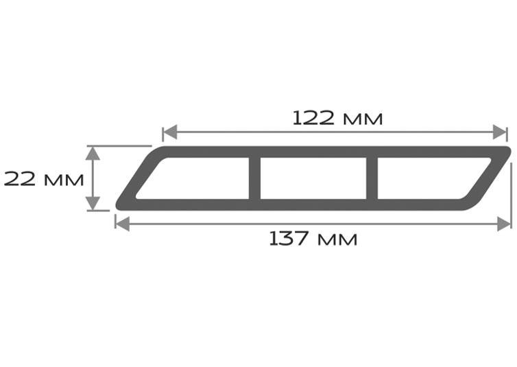 Доска Ромбус 3D ДПК Outdoor STORM BLACK черного цвета купить в Владивостоке