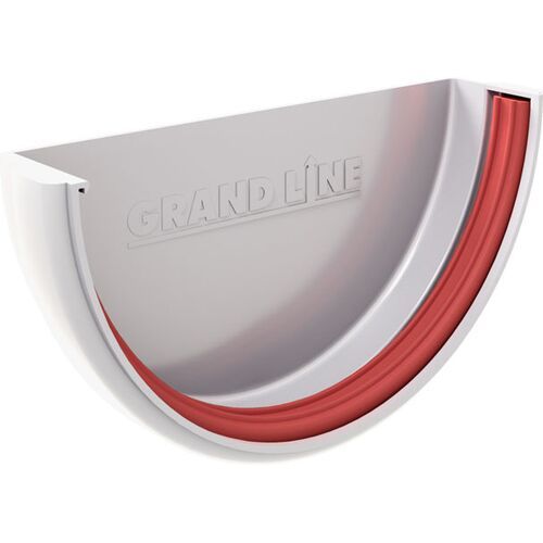 Заглушка для желоба Grand Line, белого цвета. купить в Владивостоке