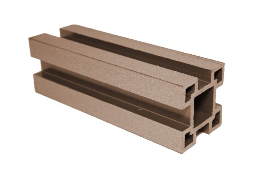 Столб с выемками ДПК АЙ-ТЕХПЛАСТ бронзового цвета купить в Владивостоке