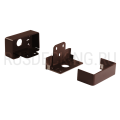 Комплект крепления перил прямое RusDecking Unodeck Венге купить в Владивостоке