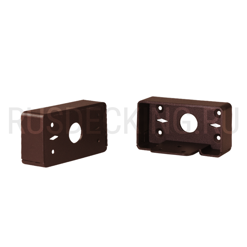 Комплект крепления перил прямое RusDecking Unodeck Венге купить в Владивостоке