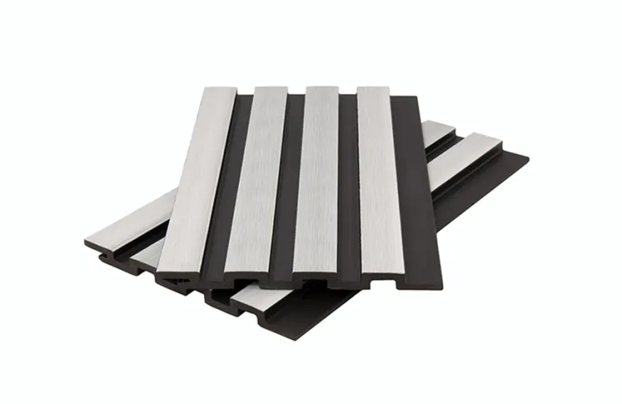 Фасадная панель брусковая из ДПК Polivan Group CO-EX MIX, White купить в Владивостоке