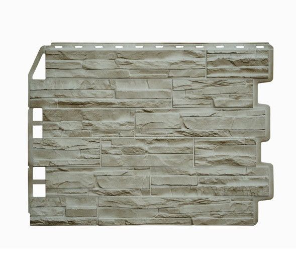 Фасадная панель Fineber, Скол 3D, Цвет: Светло-бежевый купить в Владивостоке