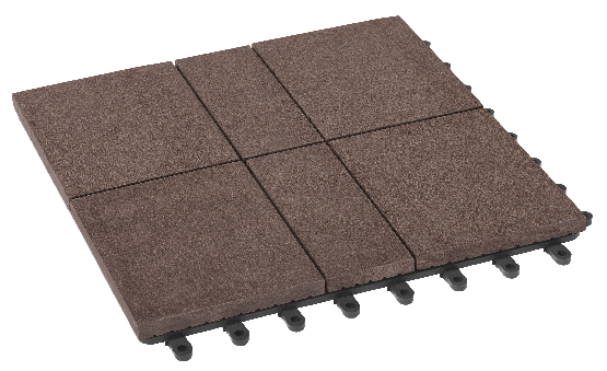 Модульный паркет ДПК GRINDERDECO Люкс 8 в цвете Шоколад купить в Владивостоке