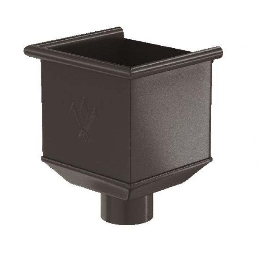 Воронка водосборная Aquasystem RR 32, тёмно-коричневая, 150/100 купить в Владивостоке