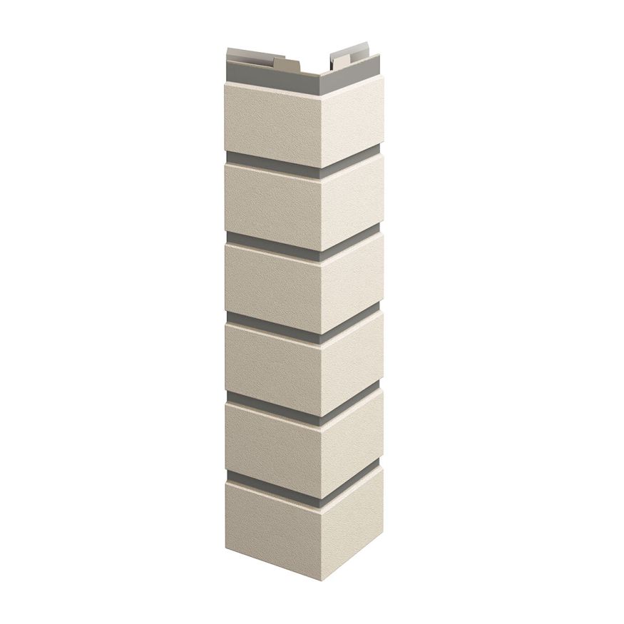 Угол наружный ТЕХНОНИКОЛЬ Оптима Клинкер, Слоновая кость купить в Владивостоке