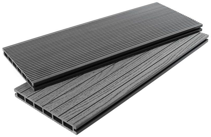 Террасная доска ДПК - ДеревоПласт DP Standart+ графитовый купить в Владивостоке