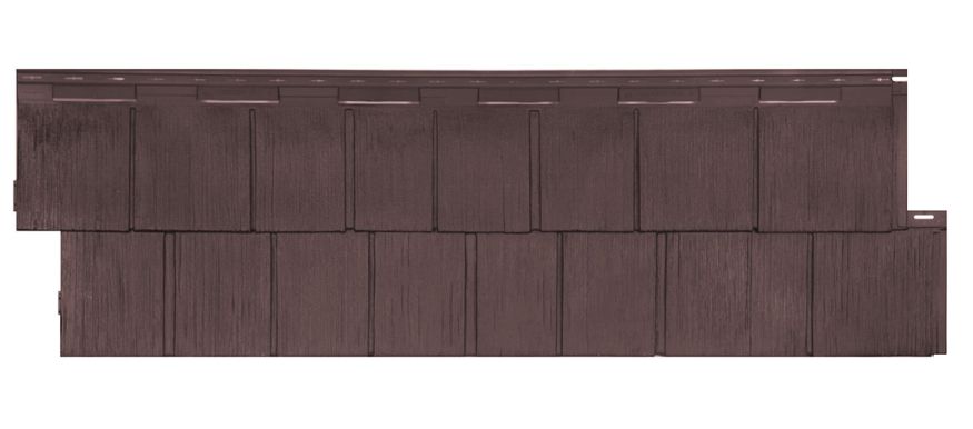 Фасадная панель T-Сайдинг, Щепа Пихта ЭКО-1 Браун купить в Владивостоке