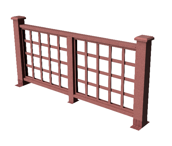 Декоративное ограждение из ДПК GRINDERDECO Дувр мербау купить в Владивостоке