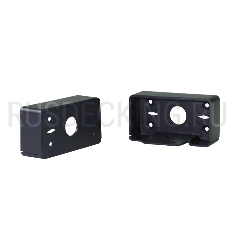 Комплект крепления перил прямое RusDecking Unodeck Графит купить в Владивостоке