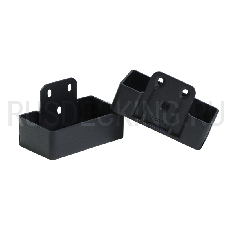 Комплект крепления перил прямое RusDecking Unodeck Графит купить в Владивостоке