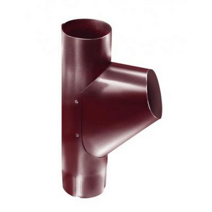 Тройник трубы Grand Line, цвет Вишневый (RAL 3005) купить в Владивостоке