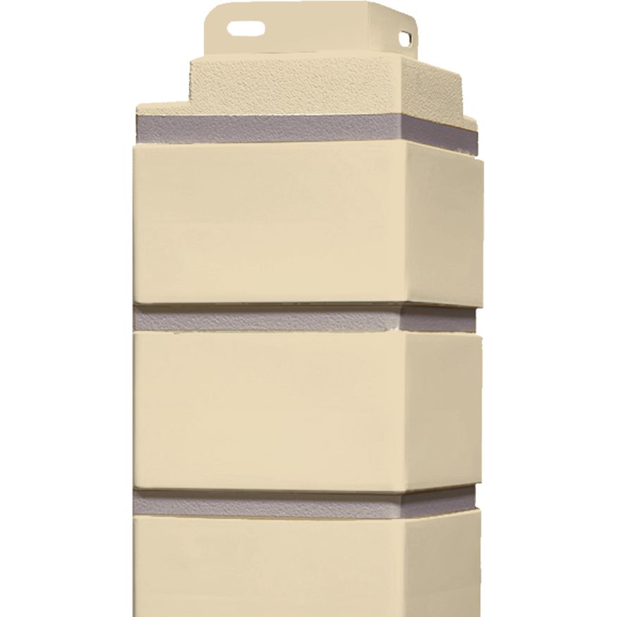 Наружный угол FineBer Клинкерный кирпич, Желтый купить в Владивостоке