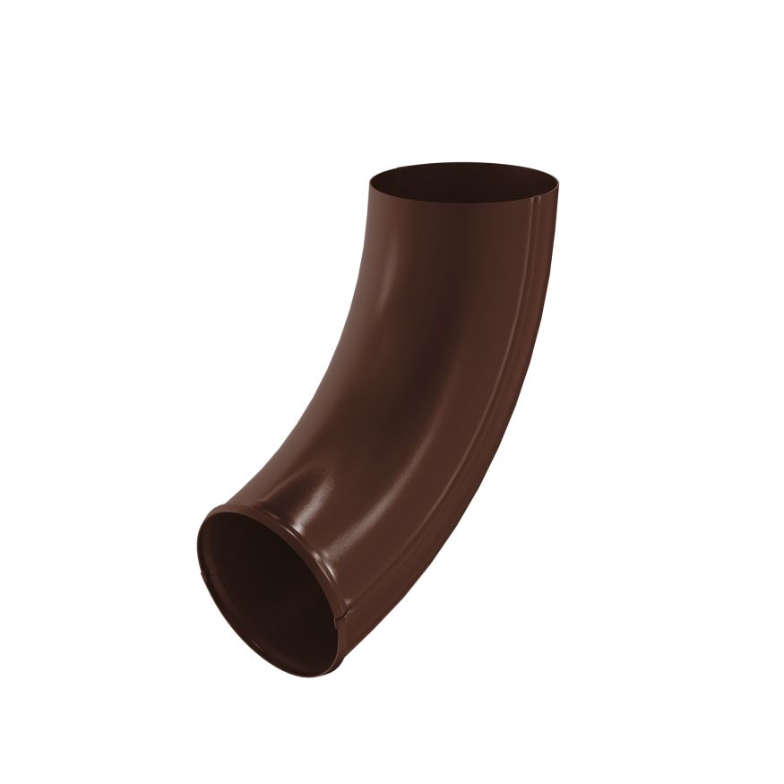 Отвод трубы Aquasystem, PU MATT, RAL 8017 Коричневый 125/90 купить в Владивостоке