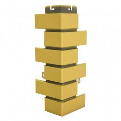 Желтый клинкерный кирпич для наружного угла купить в Владивостоке