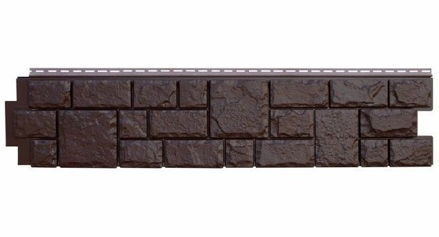 Фасадная панель GL &amp;quot;Я-Фасад&amp;quot; Екатерининский камень, цвет арабика. купить в Владивостоке