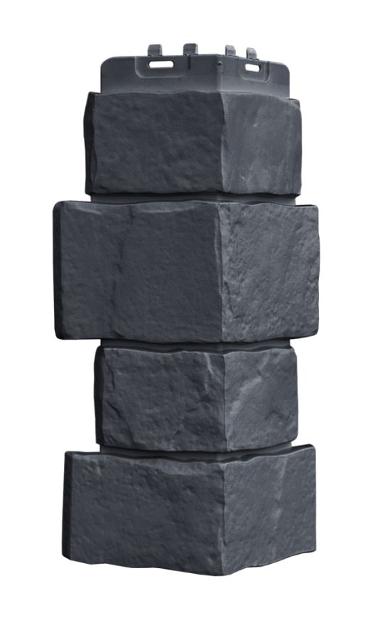 Угол наружный Grand Line, Крупный камень Classic, Графит купить в Владивостоке