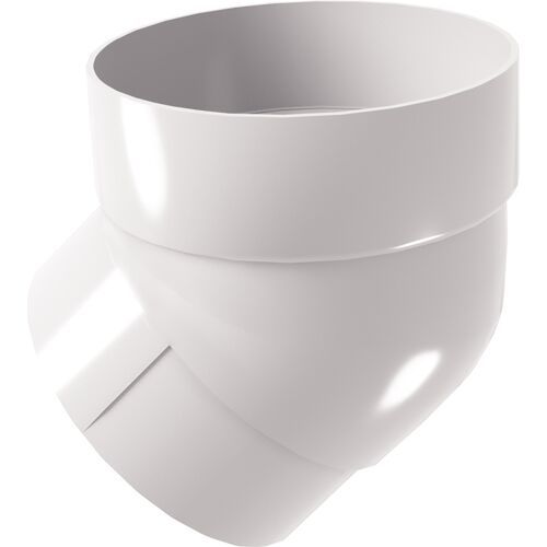 Колено трубы 45° Grand Line, белого цвета купить в Владивостоке