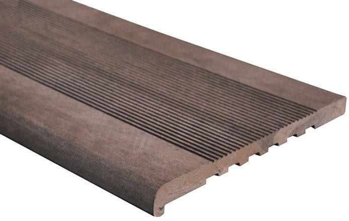 Ступень ДПК Outdoor Havana/Вельвет, коричневая полнотелая микс купить в Владивостоке