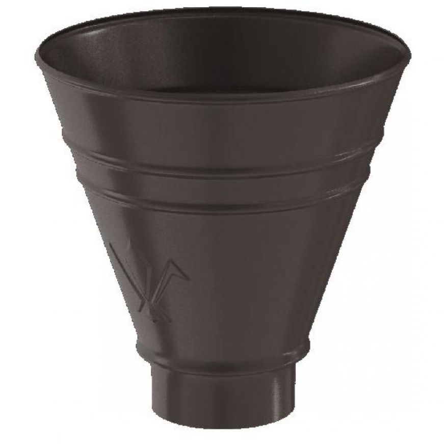 Водосборная воронка круглая Aquasystem RR 32, тёмно-коричневая, 150/100 купить в Владивостоке