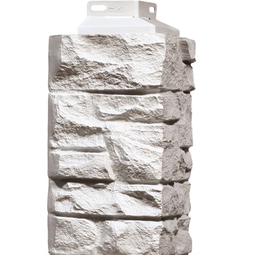 Наружный угол FineBer Скала, Мелованный белый купить в Владивостоке