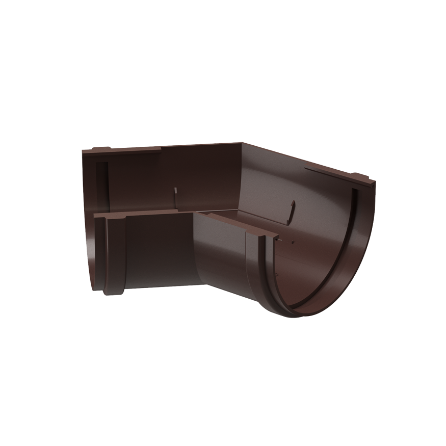 Угол желоба 135˚, Docke Premium, Цвет: Шоколадный купить в Владивостоке
