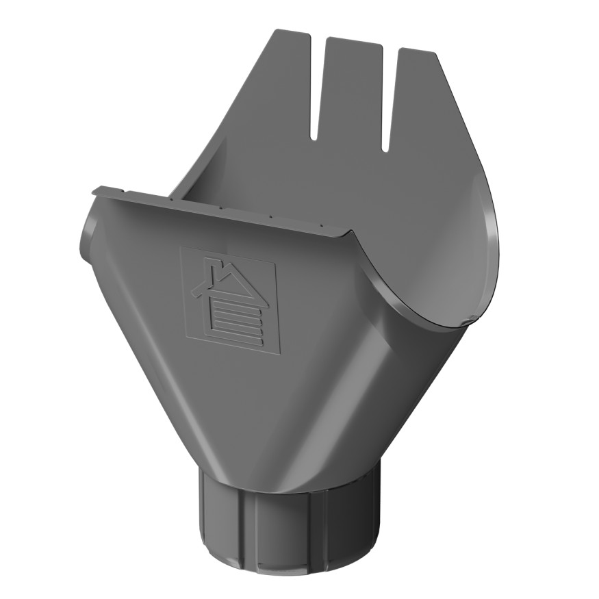 Водосточная воронка Docke Stal Premium, цвет графит купить в Владивостоке