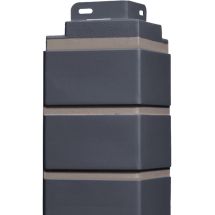 Наружный угол FineBer Клинкерный кирпич, Асфальт