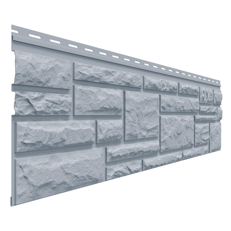 Фасадная панель Доломит, RockVin, Цвет серо-голубой. купить в Владивостоке