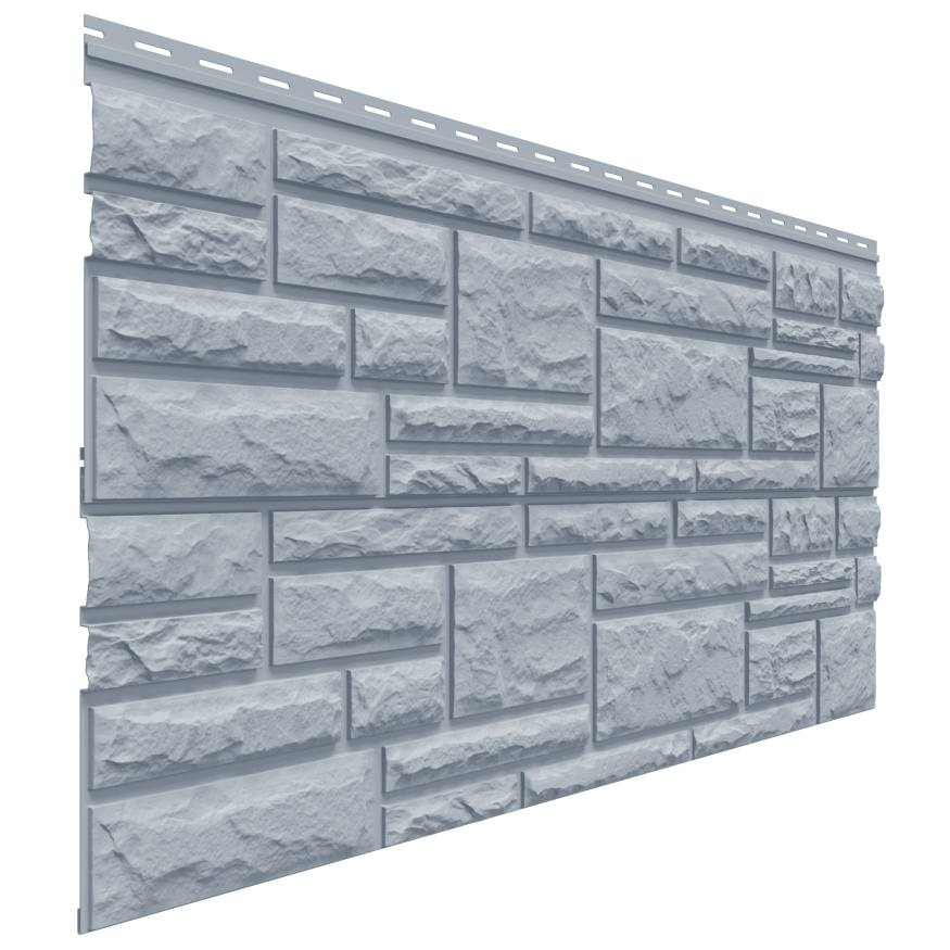 Фасадная панель Доломит, RockVin, Цвет серо-голубой. купить в Владивостоке