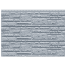 Фасадная панель Доломит, RockVin, Цвет серо-голубой.