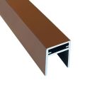 Алюминиевый П-профиль EasyDecking Коричневый купить в Владивостоке