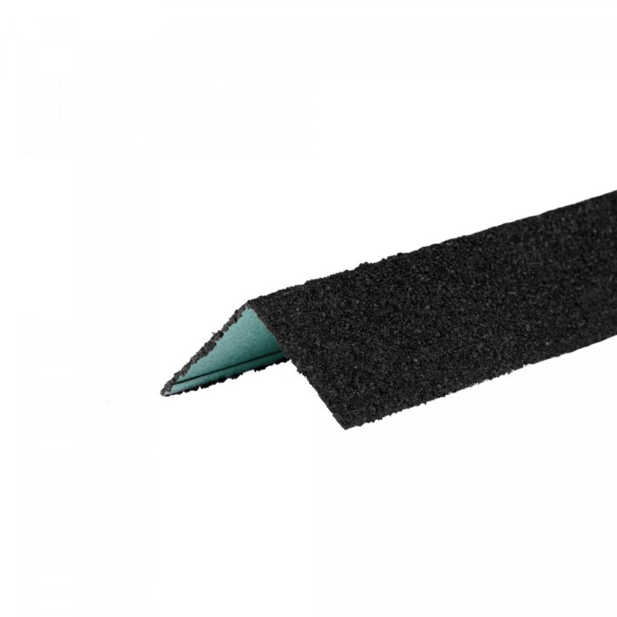 Угол металлический внешний ТЕХНОНИКОЛЬ HAUBERK, Черный купить в Владивостоке