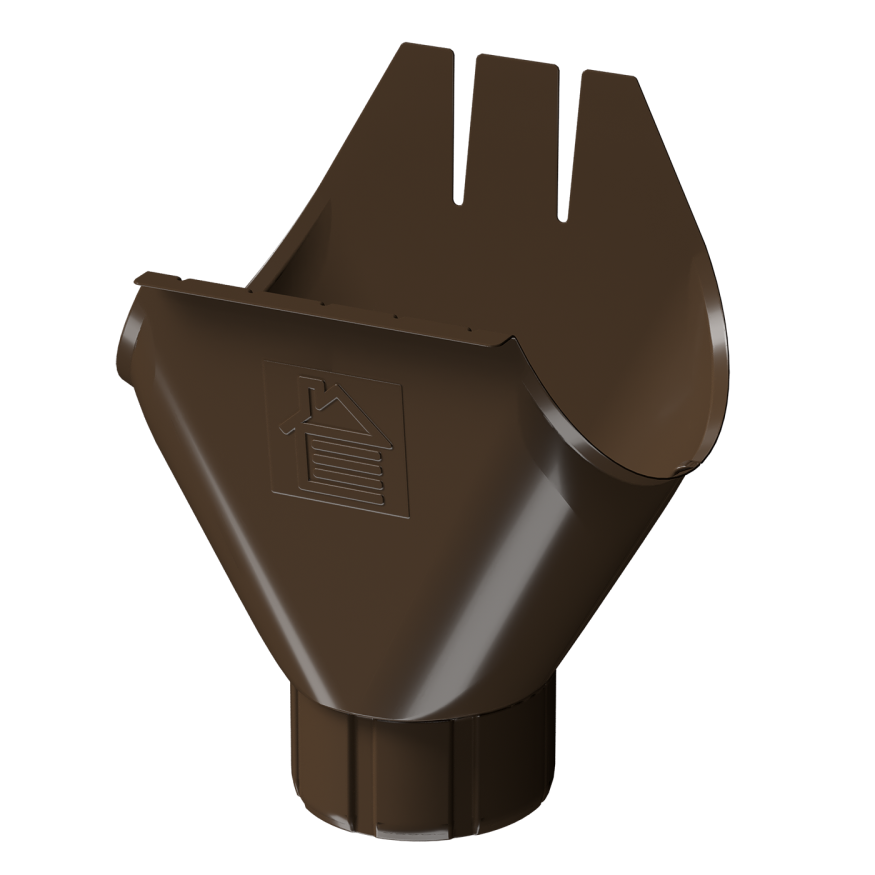 Водосточная воронка Docke Stal Premium, цвет Каштан купить в Владивостоке