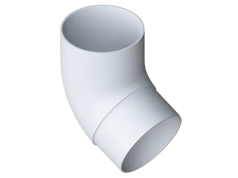 Колено трубное 67°, Альта-профиль, Элит Белоснежный купить в Владивостоке