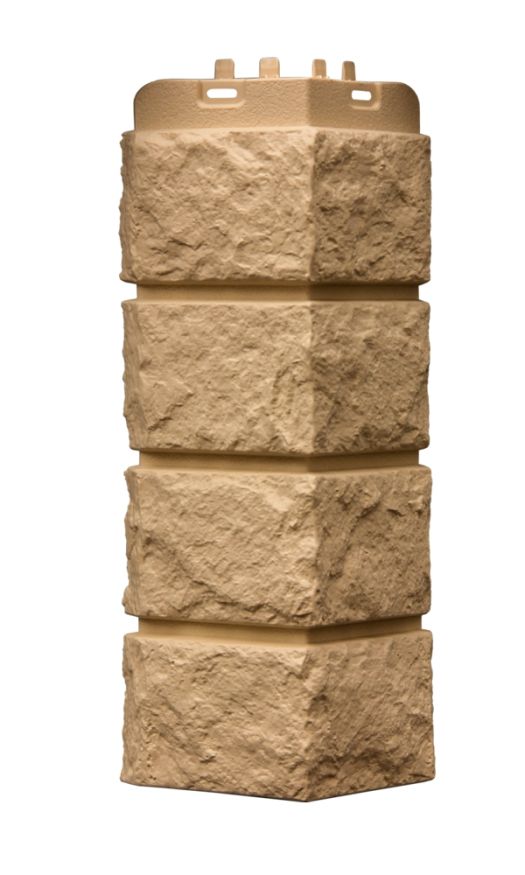 Угол наружный Grand Line, Колотый камень Classic, Песочный купить в Владивостоке