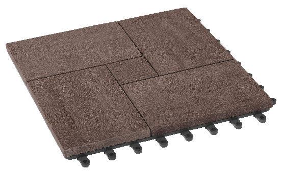 Модульный паркет ДПК GRINDERDECO Люкс 7 в цвете Шоколад купить в Владивостоке