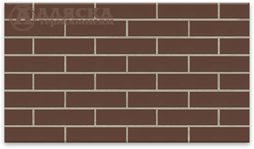 Фасадные термопанели Аляска серия Элевация 15. Braun glatt купить в Владивостоке