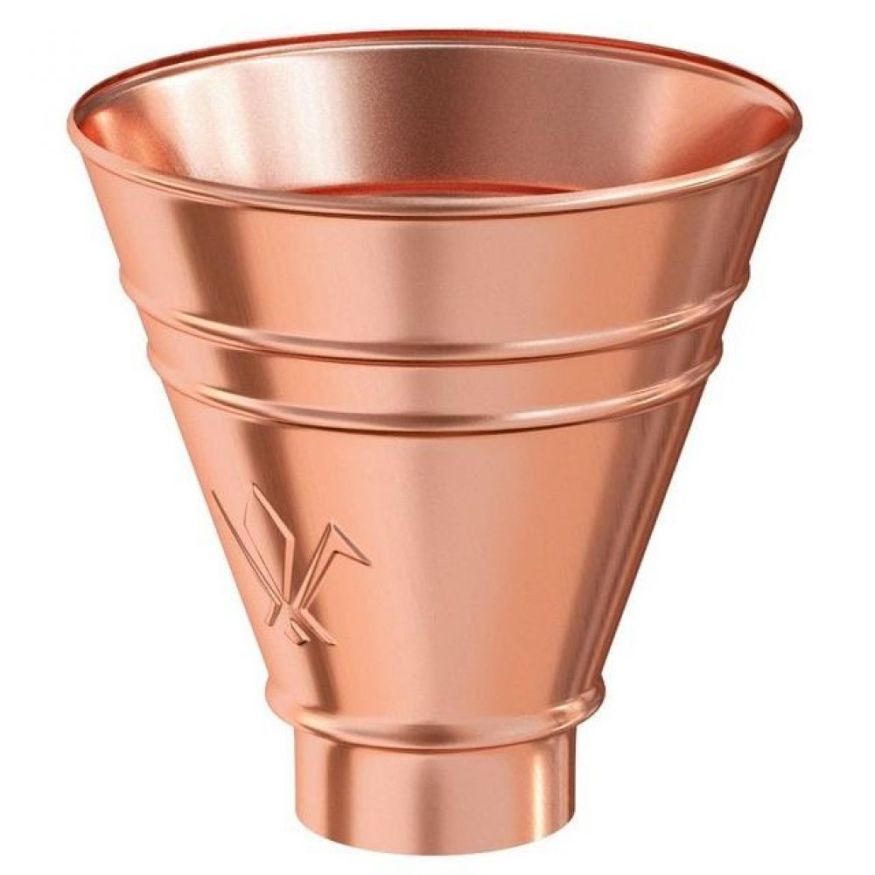 Водосборная воронка круглая Aquasystem, медь 150/100 купить в Владивостоке