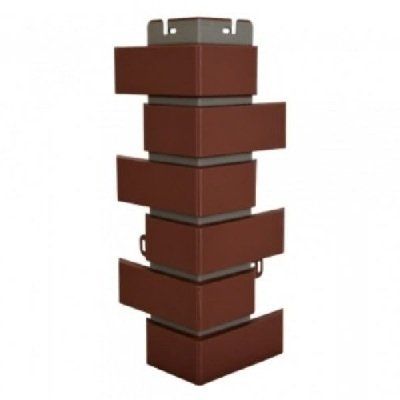 Наружный угол из клинкерного кирпича женого купить в Владивостоке