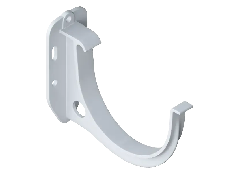 Кронштейн для желоба Альта-Профиль, Элит в белом цвете купить в Владивостоке