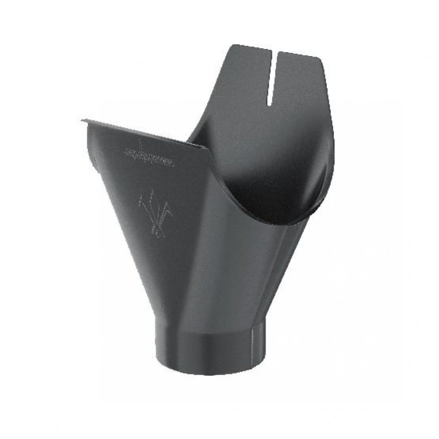 Воронка для дождевой воды Aquasystem, цвет RAL 7024 Тёмно-серый, размер 125/90. купить в Владивостоке