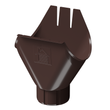 Водосточная воронка Docke Stal Premium, цвет Шоколад