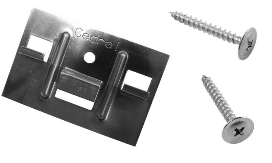 КЛЯММЕР И САМОРЕЗЫ 3,9Х30ММ ДЛЯ CEDRAL CLICK, 250 ШТ (ДЛЯ ДЕРЕВА) купить в Владивостоке